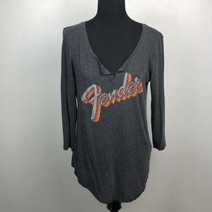 Fender by Lucky Brand V-Neck Top